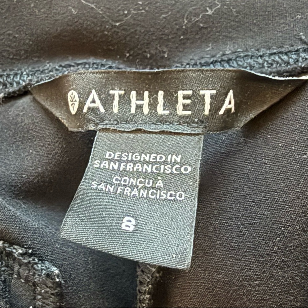 Athleta Endless Pant Black High Rise Activewear Athleisure Casual Women’s 8 - Picture 9 of 11